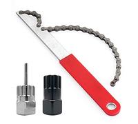 Kapsuen Lusto de cadena para bicicleta, 3 piezas, extractor de piñones, extractor de piñones, extractor de casetes, herramienta de extracción para cassette de 7, 8, 9, 10, 11, 12 velocidades