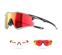 KAPVOE Gafas Ciclismo Fotocromaticas Hombre MTB Bicicleta Gafas de Sol Deportivas Mujer Béisbol BTT Running Golf Montaña Triatlón Pesca Conducir Futbol K425