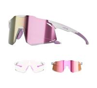 KAPVOE Gafas Ciclismo Fotocromáticas Hombre Mujer MTB Bicicleta K347 | Transparentes Gafas Deportivas Fotocromáticas para Bicicleta MTB Running Béisbol