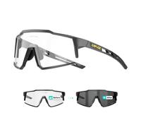 KAPVOE Gafas de Ciclismo Fotocromáticas Hombre Mujer K9022 | Diseño de 34 g, montura TR90, lente PC, accesorio de marco interior para ciclismo y running.