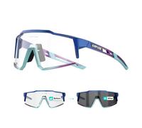 KAPVOE Gafas de Ciclismo Fotocromáticas Hombre Mujer K9022 | Diseño de 34 g, montura TR90, lente PC, accesorio de marco interior para ciclismo y running.