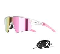 KAPVOE Gafas de Ciclismo Hombre Gafas de Sol Deportivas Mujer Gafas MTB Protección UV400 Gafas Bicicleta Montaña con TR90 Marco Gafas Bici Gafas de Sol Ciclismo Ciclista Gafas BTT Running Rosa