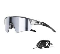 KAPVOE Gafas de Ciclismo Hombre Gafas de Sol Deportivas Mujer Gafas MTB Protección UV400 Gafas Bicicleta Montaña con TR90 Marco Gafas Bici Gafas de Sol Ciclismo Ciclista Gafas BTT Running Plateado