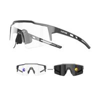 KAPVOE Gafas Deportivas Fotocromáticas para Niños UV400, Gafas de Ciclismo Ligeras de TR90 con Almohadillas de Silicona para Niño y Niña, Gafas Outdoor Béisbol 01