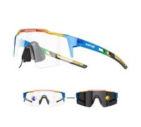 KAPVOE Gafas Deportivas Fotocromáticas para Niños UV400, Gafas de Ciclismo Ligeras de TR90 con Almohadillas de Silicona para Niño y Niña, Gafas Outdoor Béisbol 08