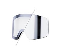 KAPVOE K718 Lente de repuesto magnética - Plateado fotocromática S1-S4, antivaho, UV400, lente de repuesto de cambio rápido para gafas de esquí K718 (solo lente)