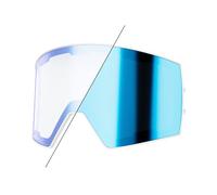 KAPVOE K721 Lente de repuesto magnética - Azul fotocromática S1-S4 (VLT 6%-64%), antivaho, UV400, doble lente resistente a impactos (solo lente)