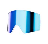 KAPVOE K721 Lente de repuesto magnética - Lente espejo azul S3 (VLT 10%), antivaho, UV400, resistente a impactos - lente de repuesto para gafas de esquí K721 (solo lente)