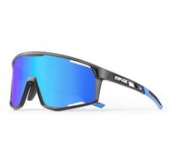 KAPVOE Polarizadas Radfahren Brille Sport Sonnenbrille Männer Frauen Outdoor MTB Baseballgläser UV400 Cycling Eyewear Blau K180