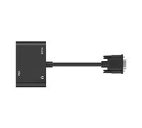KAQNTUD Adaptador VGA divisor VGA a VGA de 1080P con dos interfaces y sonido para conectividades