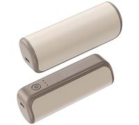 KAQNTUD Almohadilla térmica eléctrica de manos con indicadores LED, calor continuo, doble uso para viajes y deportes calentadores de manos