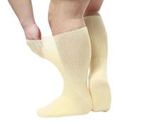 KAQNTUD Calcetines anchos extra para linfedema bariátrico diabético hasta la rodilla para edema hinchado, pies fundidos, botas de andador, calcetines anchos bariátricos, D, Altoa única