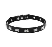 KAQNTUD Collar de cuero gótico punk con tachuelas de metal, cierre ajustable, estilo hip hop, joyería para Rocker Street Styles Rocker Metal Leather Chokers, talla única, como se describe, como se
