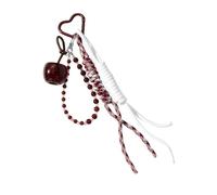 KAQNTUD Creative Fruit Bag Charm Fashion Bead Bags Decoration Alloy Holder Braided Rope Decoration for Women and Grils Holder, a