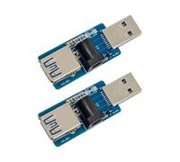 KAQNTUD Divisor de alimentación USB, módulo de gestión de circuitos, placa de extensión de circuito, conmutación automática integrada, divisor USB fácil de usar