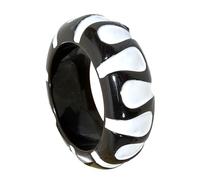 KAQNTUD Joyería de resina cómoda con patrón de lunares para pieles sensibles, uso casual o formal, accesorio de joyería casual y formal, talla única, como se describe
