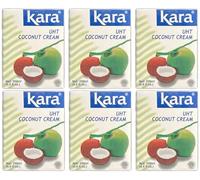 Kara Crema de coco 200 ml (Paquete de 6)