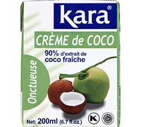 KARA Crème de Coco Brique 200 ml | Ideal para Recetas Dulces y Saladas