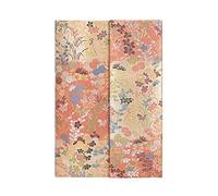 Kara-ori (Japanese Kimono) Mini Lined Journal: Hardcover, 85 gsm, ribbon marker, memento pouch, wrap closure