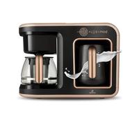 KARACA Hatır Plus Mod 5 en 1 Cafetera Turca y Filtro, Cafetera Filtro Capacidad 0,75L, Prepare 5 Tazas de Café Turco con Leche