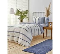 KARACA Home Indigo Dobby - Juego de Funda de edredón para Cama Individual