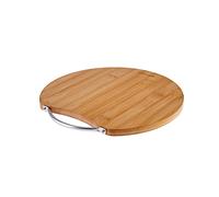Karaca Owen - Tabla de cortar redonda de bambú pequeña
