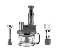 Karaca Pro-Multimax Space - Robot de cocina (2000 W, potente, multifunción, con cuenco de 800 ml y posibilidades de uso versátil), color gris