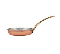 KARACA Sartén de cobre Alacahoyuk, 22 cm, natural, saludable, excelente distribución del calor, rastros de historia con patrimonio cultural