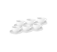 KARACA Seashell - Taza de té turco para 6 personas, 200 ml, juego de té turco con platillo, juego de té turco, Cay Bardagi SETI, elegante, diseño de alta calidad