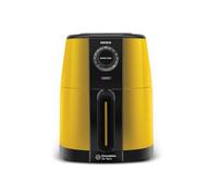 Karaca Smart Cook - Freidora de aire caliente, color amarillo, pantalla táctil digital, temporizador y gran capacidad