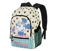 Disney Minnie Mouse Cheese-Mochila Fight FAN 2.0, Azul, 31 x 44 cm, Capacidad 24 L