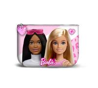 Barbie Fashion-Monedero Cuadrado Pequeño, Rosa, 2 x 12,5 cm
