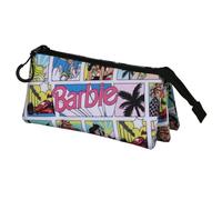 Karactermania Barbie Comic-Estuche Portatodo Triple, Multicolor, 23 x 11 cm