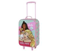 Karactermania Maleta trolley Barbie Pets Soft 3D, 17 x 33 x 52 cm, capacidad 26 L, Rosa
