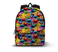 KARACTERMANIA Barrio Sésamo Collage-Mochila HS FAN 2.2, Multicolor, 31 x 44 cm, Capacidad 24 L
