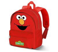 Sesame Street Elmo Face-Joy - Mochila preescolar, color rojo, 22 x 27 cm, capacidad 5 L
