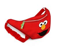 Sesame Street Elmo Face - Cangurera pequeña y Elegante, Color Rojo, 5 x 14 cm