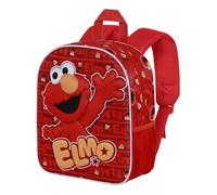 Karactermania Barrio Sésamo Elmo Happy-Mochila 3D Elite, Rojo, 25 x 30 cm, Capacidad 7 L