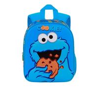 Karactermania Barrio Sésamo Monstruo de las Galletas Eat-Mochila 3D Elite, Azul, 25 x 30 cm, Capacidad 7 L