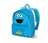 KARACTERMANIA Barrio Sésamo Monstruo de las Galletas Face-Mochila Preescolar Joy, Azul 22 x 27 cm, Capacidad 5 L