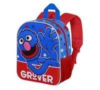KARACTERMANIA Barrio Sésamo Super Coco Hello-Mochila 3D Elite, Azul, 25 x 30 cm, Capacidad 7 L