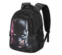 Karactermania Batman Face-Mochila Running PLUS, Negro, 34 x 46 cm, Capacidad 32 L