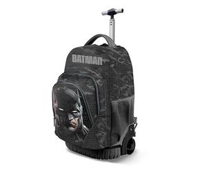 Karactermania Batman Face-Mochila Trolley GTS Fan, Negro, 32 x 47 cm, Capacidad 39 L