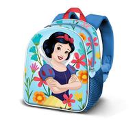 Disney Mochila Blancanieves Flowers 3D Elite – Azul – 25 x 30 cm – Capacidad 7 L