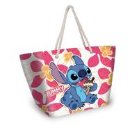 Karactermania - Bolsa De Playa Con Asas Y Cierre De Cremallera. Lilo Y Stitch Ice Cream