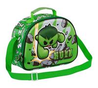 Karactermania Bolsa Portamerienda 3D Hulk Greenmass Verde