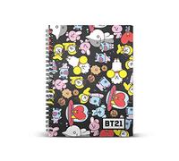 Karactermania BT21 -Cuaderno Papel Cuadriculado DIN A5