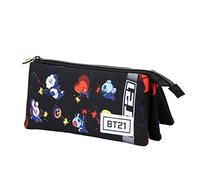 KARACTERMANIA BT21 Squad-Estuche Portatodo Triple HS, Multicolor