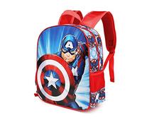 Karactermania Capitán América First - Mochila 3D (Pequeña), Multicolor