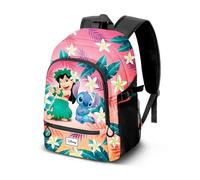 KARACTERMANIA Disney Lilo and Stitch Heart-Pack of Plush Diary + 6-Coloured Pen, Blue